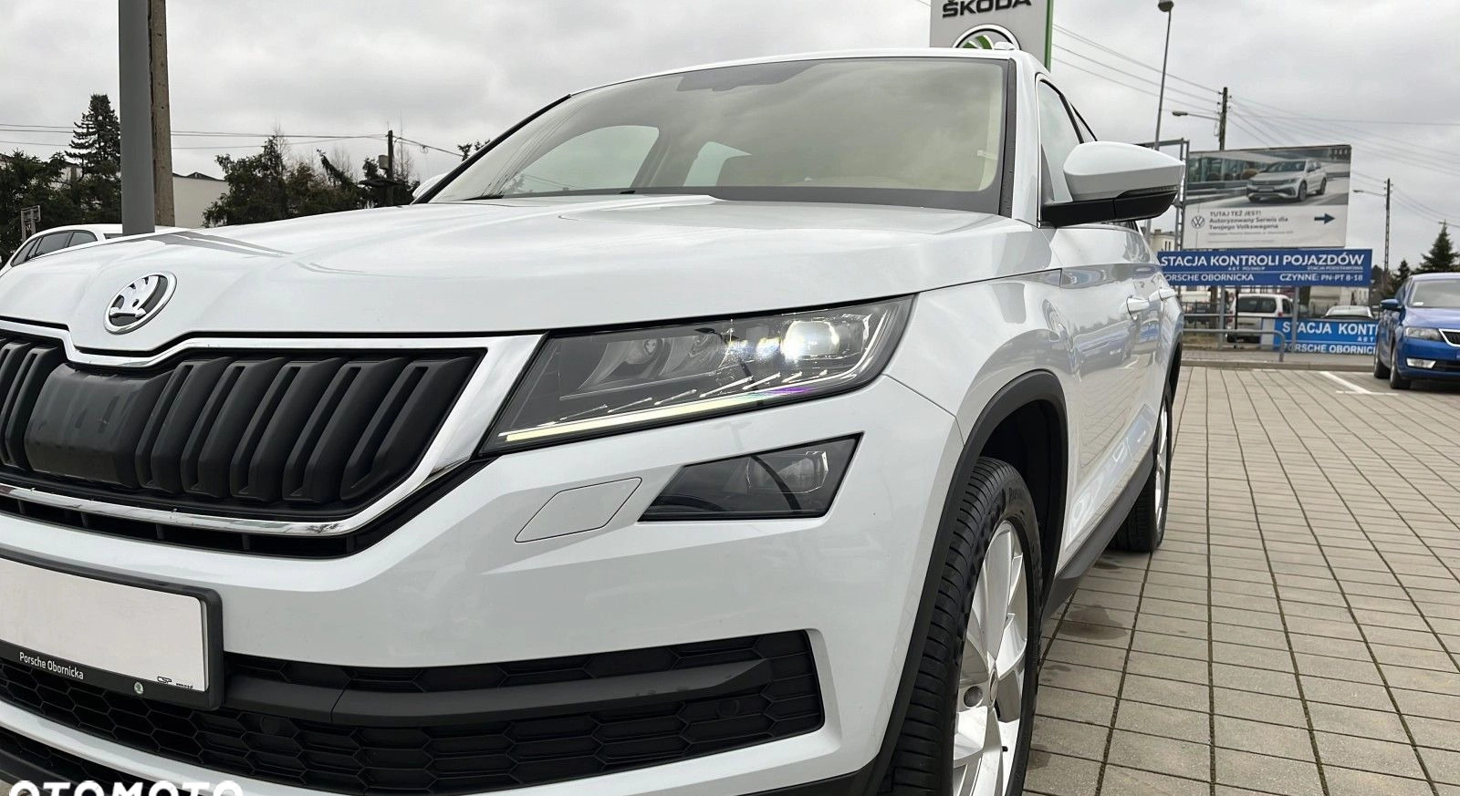 Skoda Kodiaq cena 98900 przebieg: 153663, rok produkcji 2017 z Radymno małe 407